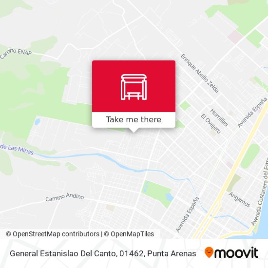 Mapa de General Estanislao Del Canto, 01462