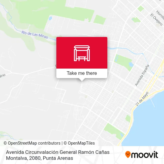 Mapa de Avenida Circunvalación General Ramón Cañas Montalva, 2080