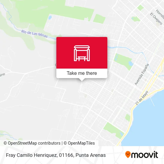 Mapa de Fray Camilo Henriquez, 01166