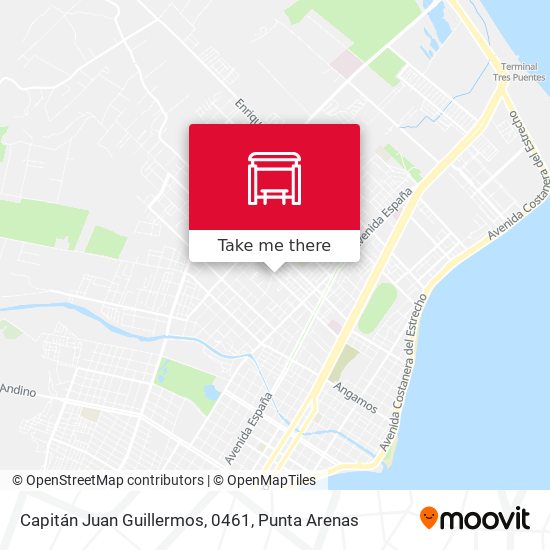Capitán Juan Guillermos, 0461 map
