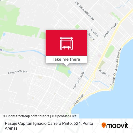 Pasaje Capitán Ignacio Carrera Pinto, 624 map