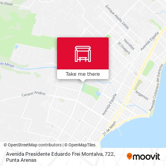 Avenida Presidente Eduardo Frei Montalva, 722 map
