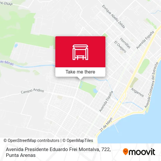 Mapa de Avenida Presidente Eduardo Frei Montalva, 722