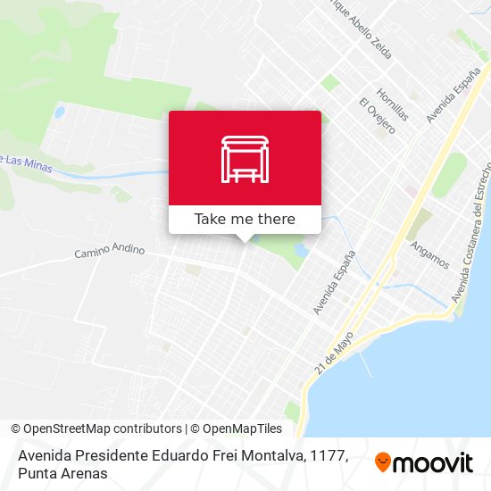 Avenida Presidente Eduardo Frei Montalva, 1177 map