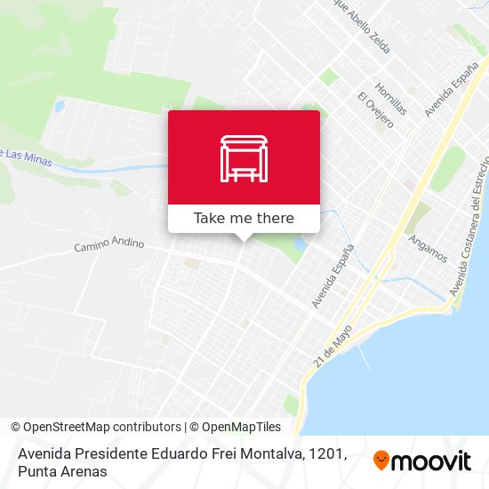 Avenida Presidente Eduardo Frei Montalva, 1201 map