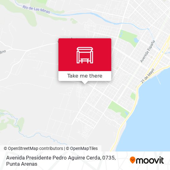 Mapa de Avenida Presidente Pedro Aguirre Cerda, 0735