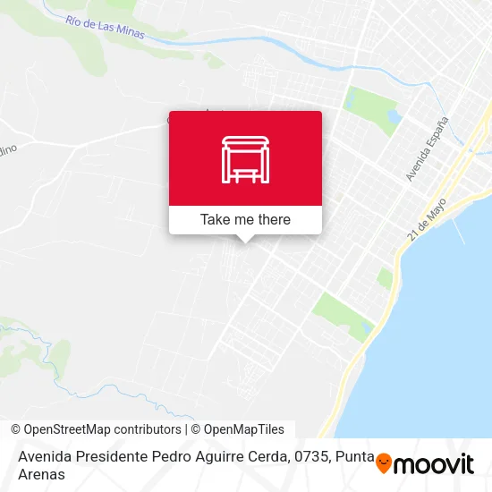 Mapa de Avenida Presidente Pedro Aguirre Cerda, 0735