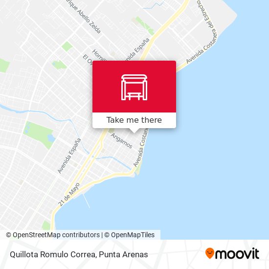 Quillota Romulo Correa map