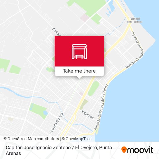 Mapa de Capitán José Ignacio Zenteno / El Ovejero