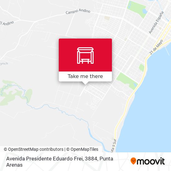 Avenida Presidente Eduardo Frei, 3884 map