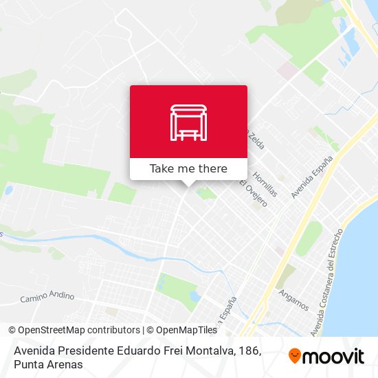 Mapa de Avenida Presidente Eduardo Frei Montalva, 186