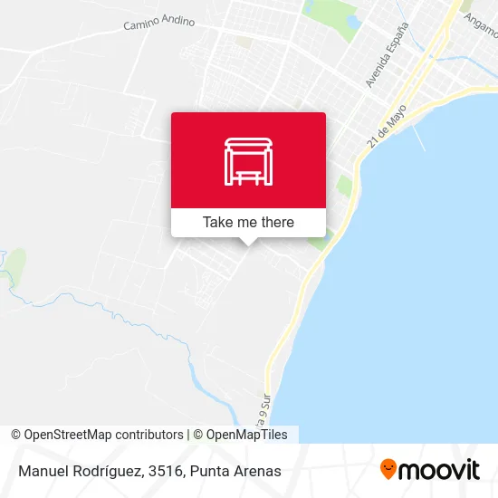 Manuel Rodríguez, 3516 map