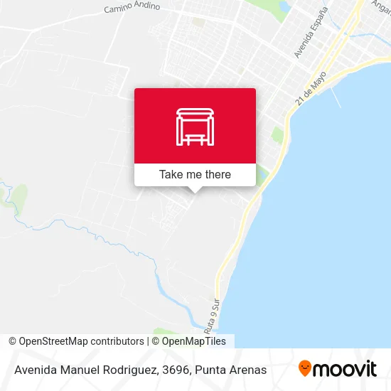Mapa de Avenida Manuel Rodriguez, 3696