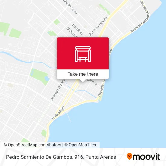 Mapa de Pedro Sarmiento De Gamboa, 916
