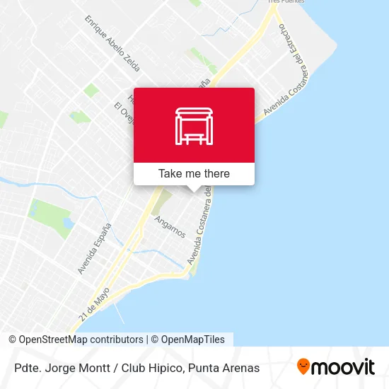 Mapa de Pdte. Jorge Montt / Club Hipico