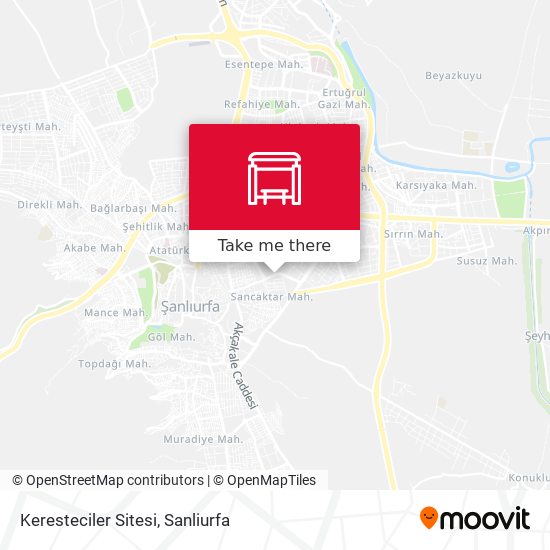 Keresteciler Sitesi map