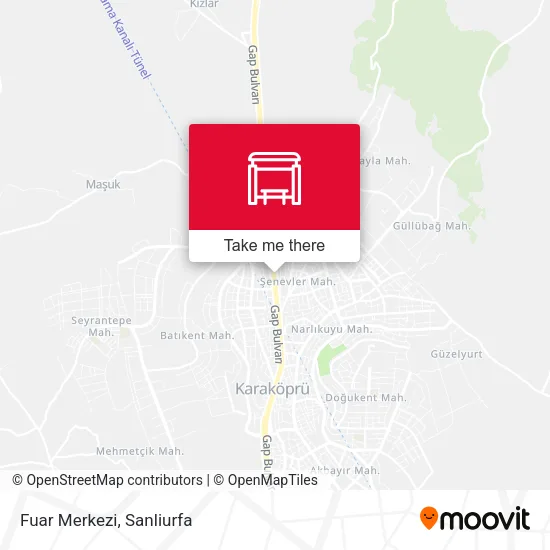 Fuar Merkezi map