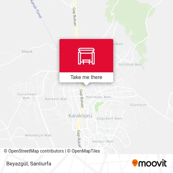 Beyazgül map