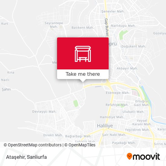 Ataşehir map