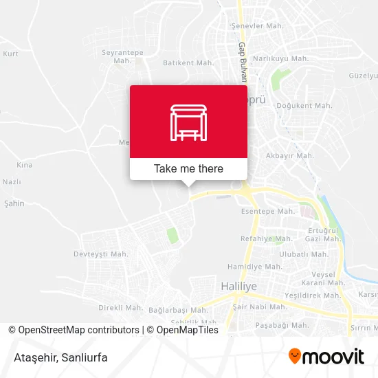 Ataşehir map