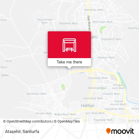Ataşehir map