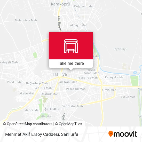 Mehmet Akif Ersoy Caddesi map