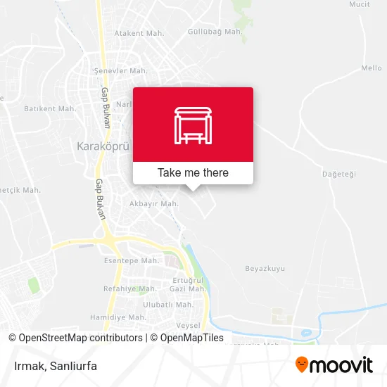 Irmak map