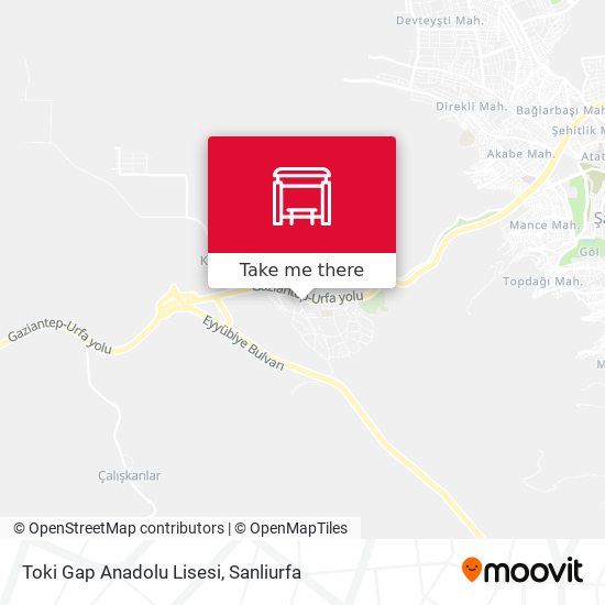 Toki Gap Anadolu Lisesi map