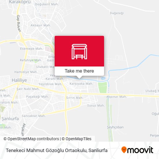 Tenekeci Mahmut Gözoğlu Ortaokulu map