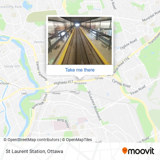 St Laurent Station plan