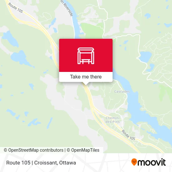 Route 105 | Croissant map