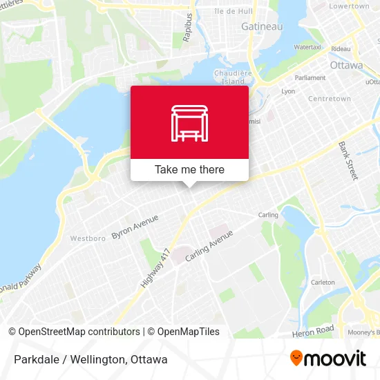 Parkdale / Wellington map