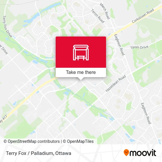 Terry Fox / Palladium map