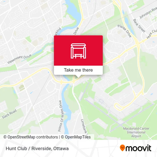 Hunt Club / Riverside map