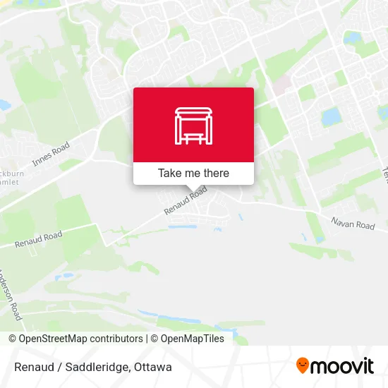 Renaud / Saddleridge map