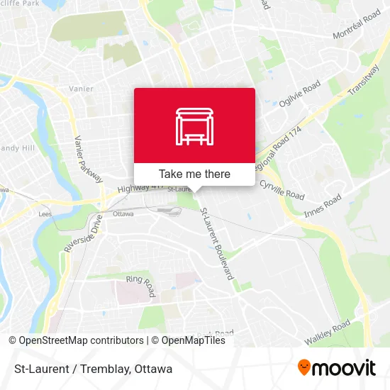 St-Laurent / Tremblay map