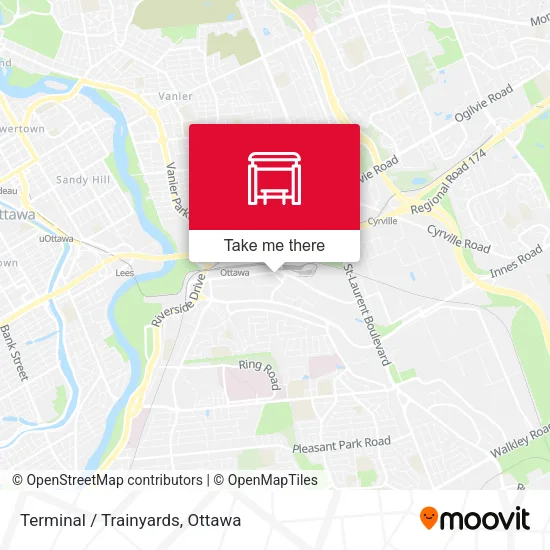 Terminal / Trainyards map