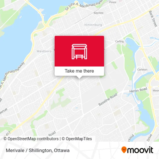 Merivale / Shillington map