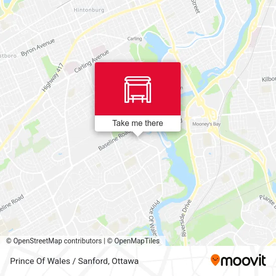 Prince Of Wales / Sanford map