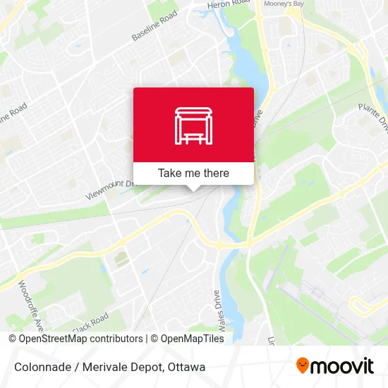 Colonnade / Merivale Depot map