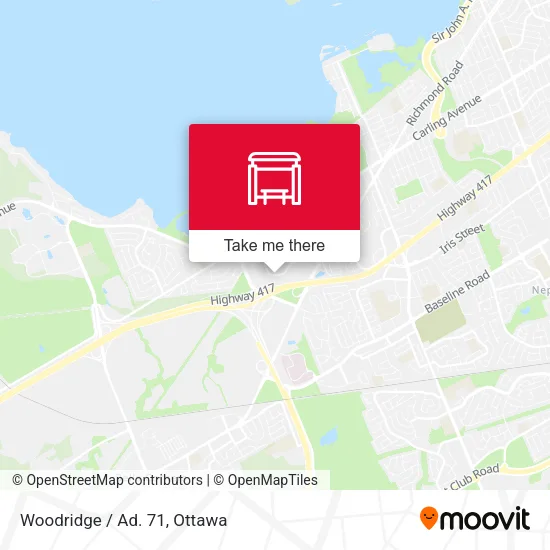 Woodridge / Ad. 71 map
