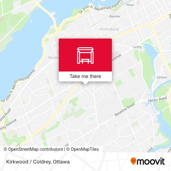 Kirkwood / Coldrey map