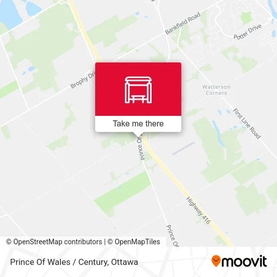 Prince Of Wales / Century map