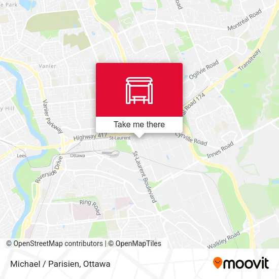 Michael / Parisien map
