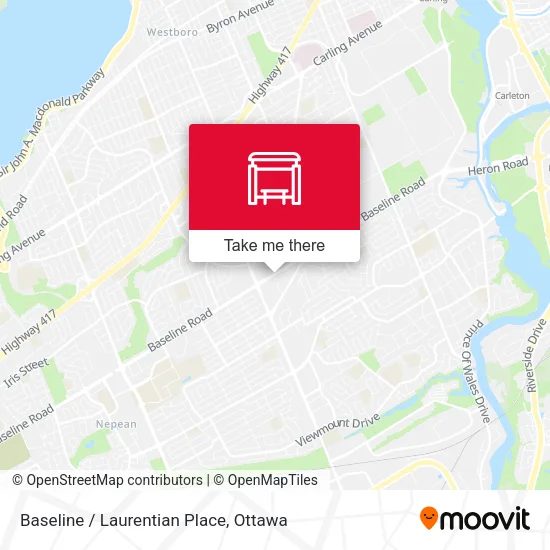 Baseline / Laurentian Place map
