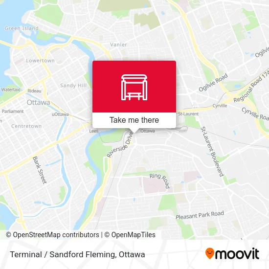 Terminal / Sandford Fleming map