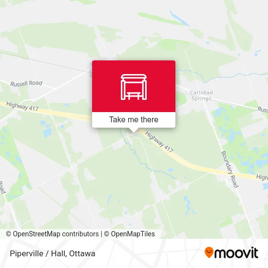 Piperville / Hall map