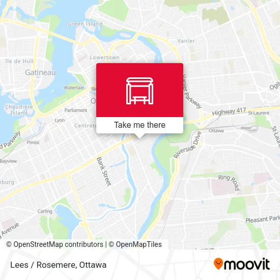 Lees / Rosemere map