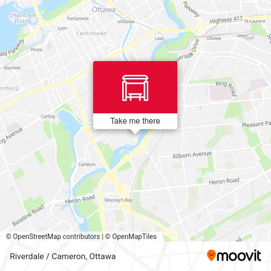 Riverdale / Cameron map
