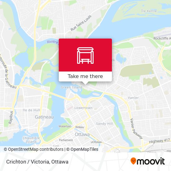 Crichton / Victoria map